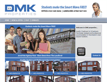 Tablet Screenshot of dmkproperties.co.uk